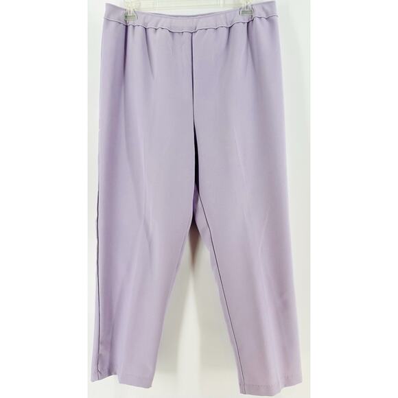 Bend Over Levi Strauss Women Pants VTG Purple Elastic Waist Size 18W G1003 - Picture 1 of 10